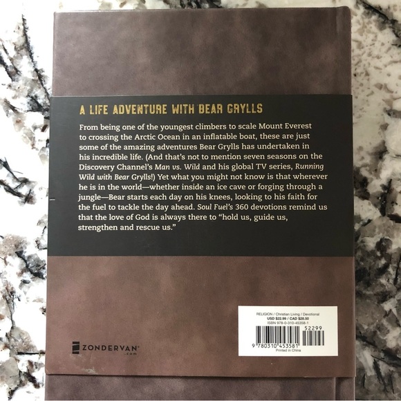 Bear Grylls 'Soul Fuel' Hardcover Devotional Book - New - Picture 5 of 9